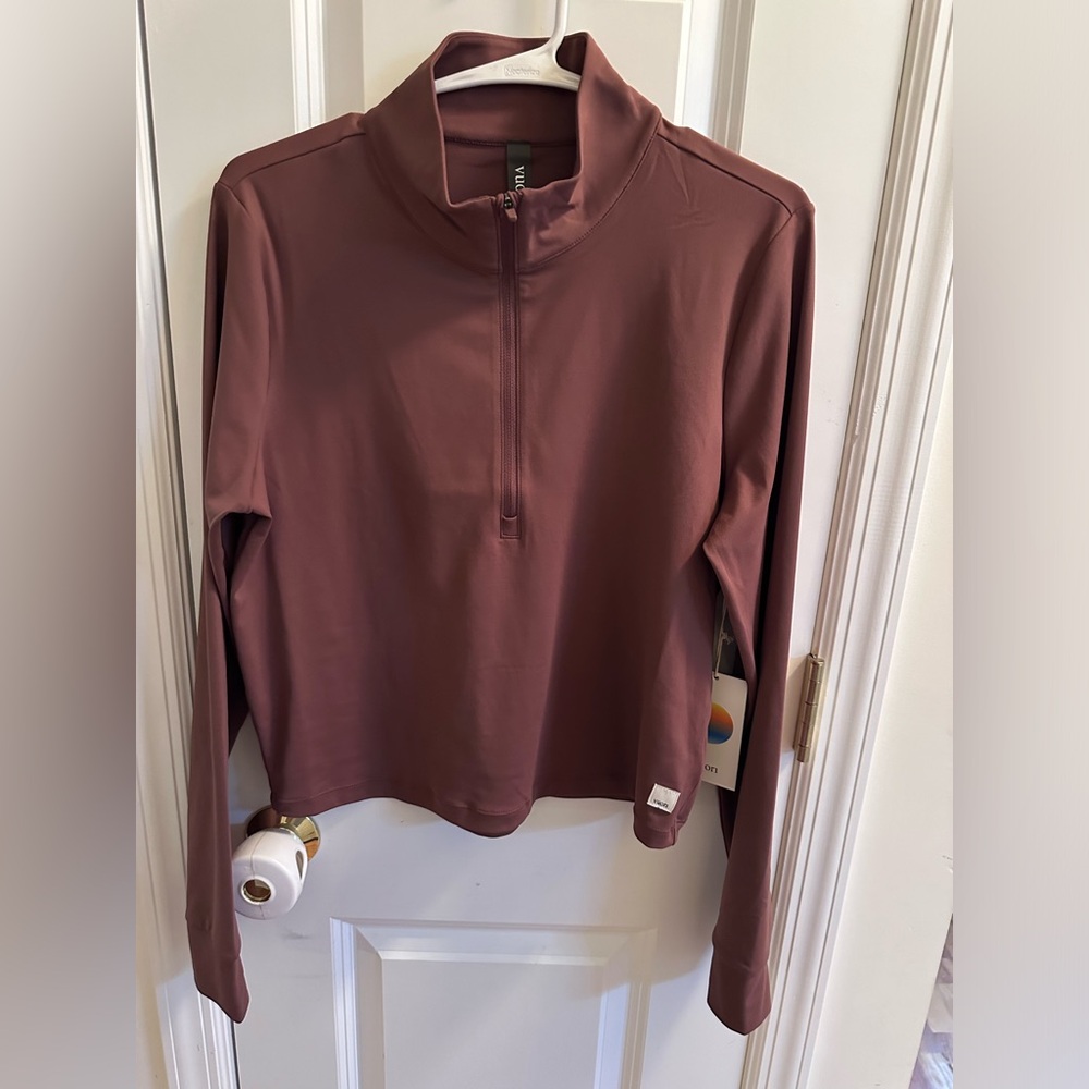 Vuori Studio Half Zip Hazelnut XL